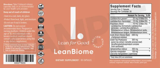 LeanBiome-Supplement-Facts